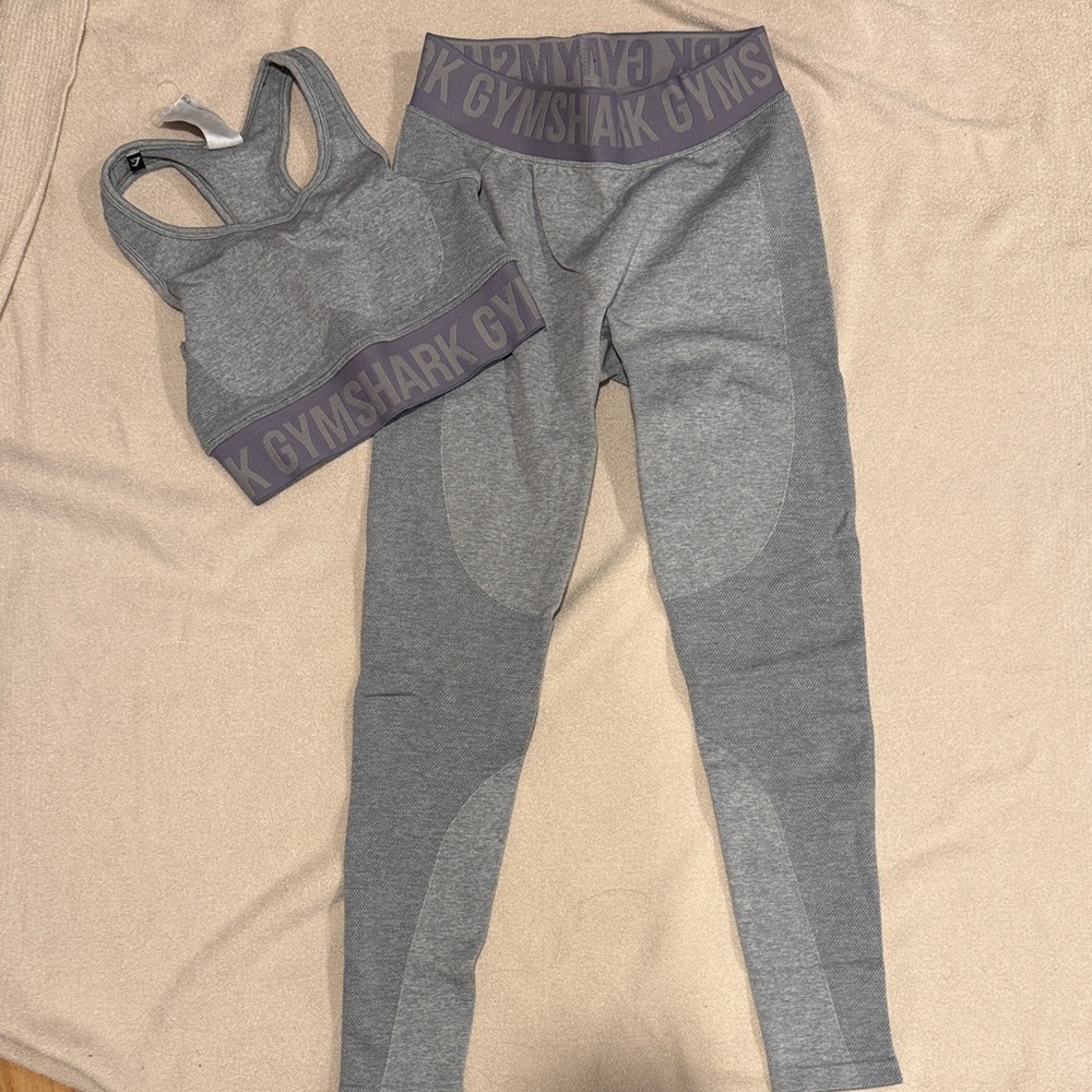 Gymshark Heather Gray Activewear Set